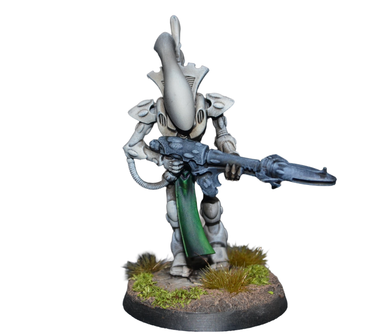 Biel-Tan Aeldari Wraithguard im Tabletop Standard Qualitätsstandard bemalt von Echoes of Colour. 
